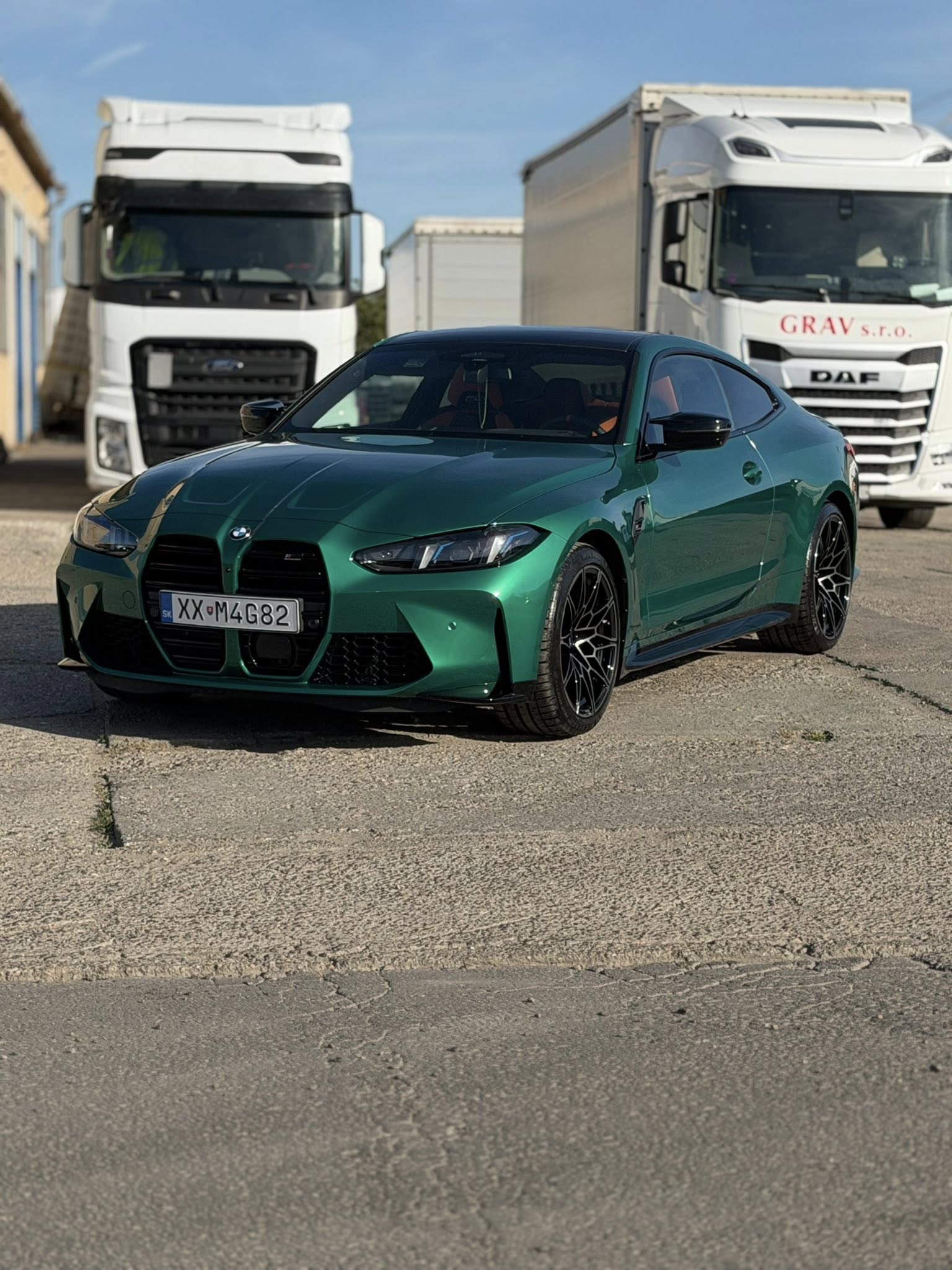 PPF – BMW M4 G82 po aplikácii ochrannej fólie